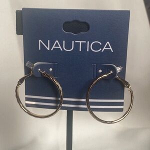 Náutica gold tone hoop earrings